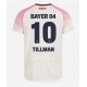 Bayer Leverkusen Malik Tillman #10 Borte Drakt 2025-26 Kortermet Bayer Leverkusen Malik Tillman #10 Borte Drakt 2025-26 Kortermet